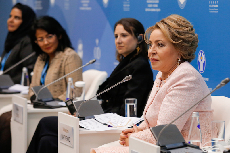 В. Матвиенко предложила создать координационный механизм взаимодействия между Евразийским женским форумом и «женской двадцаткой»
