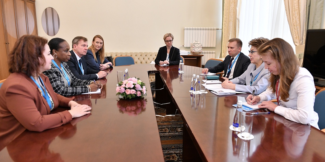 15 октября 2021 г.  Г. Карелова отметила вклад ЮНИДО в реализацию проектов женского лидерства и развитие предпринимательства