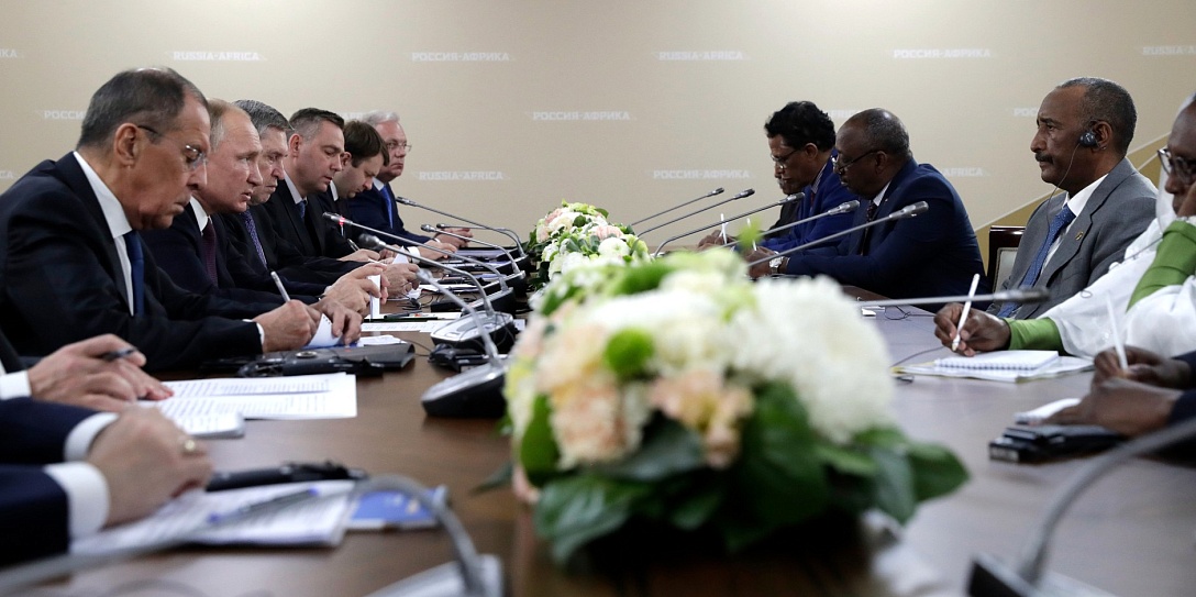 Встреча с Председателем Верховного (Суверенного) Совета Судана Абдельфаттахом Бурханом