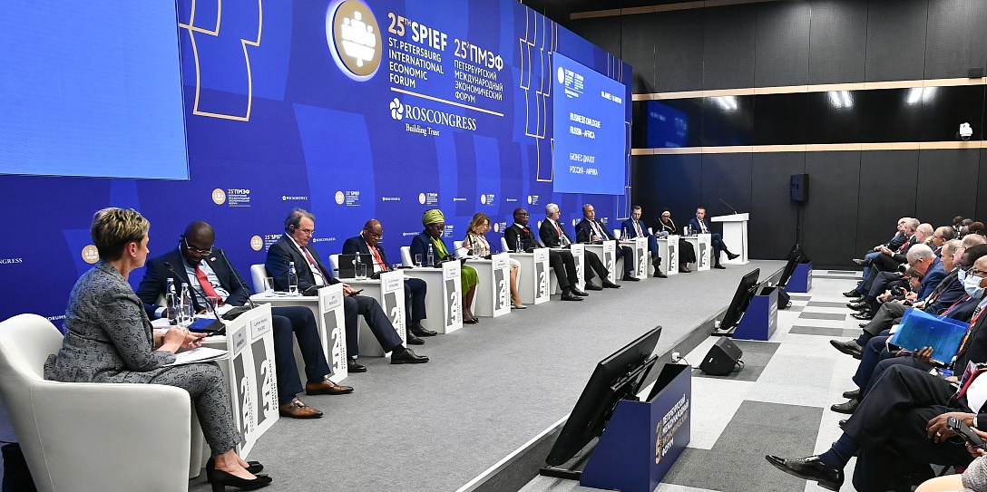 «На полях» ПМЭФ-2022 состоялся бизнес-диалог Россия – Африка
