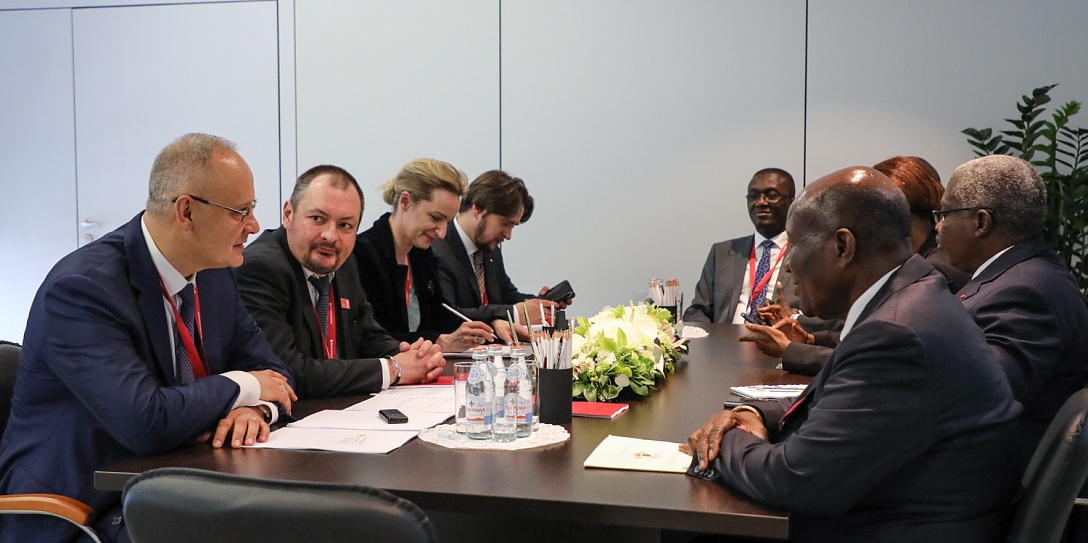 Россия и Республика Кот-д’Ивуар обсудили развитие торгово-экономических отношений и участие в саммите «Россия – Африка»